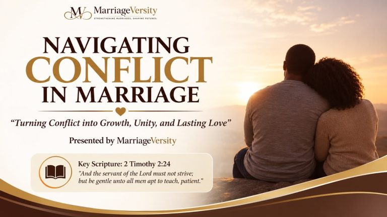 Navigating Conflict in Marriage